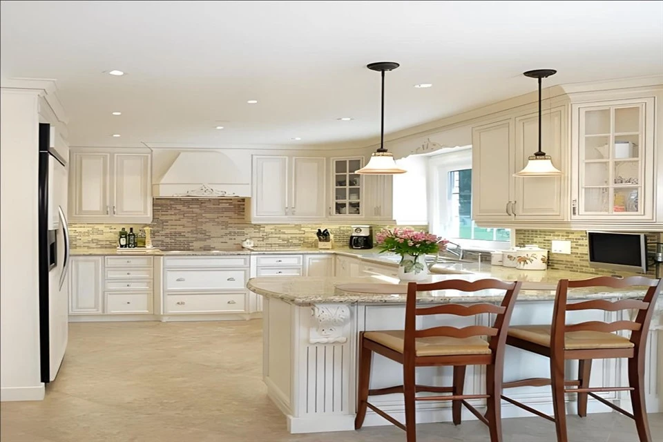 solid wood frameless kitchen cabinets (4)